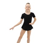 Купальник для гимнастики и танцев Grace Dance, р. 38, цвет чёрный - Фото 2
