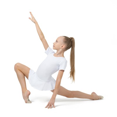 Купальник для гимнастики и танцев Grace Dance, р. 30, белый