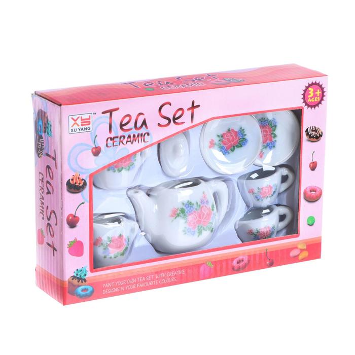 Набор керамической посудки «Цветочное чаепитие», 7 предметов 45294