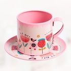 Набор детской металлической посуды «Чаепитие», 14 предметов - Фото 6