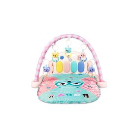 

Развивающий коврик для детей Amarobaby «Сова», размер 80 x 65 x 45 см, цвет розовый
