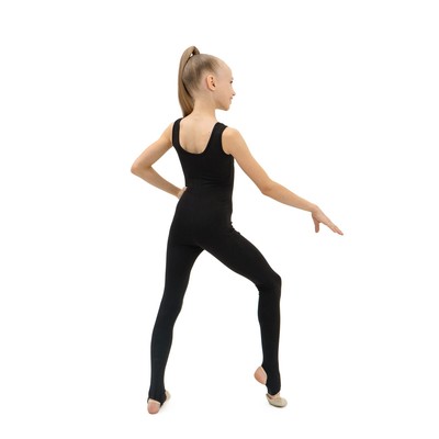 Комбинезон для гимнастики и танцев Grace Dance, р. 36, чёрный