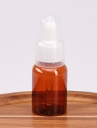 Бутылочка для хранения, с пипеткой, 35 мл, коричневая, белая - Фото 2