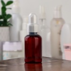 Бутылочка для хранения, с пипеткой, 50 мл, коричневая, белая - Фото 4