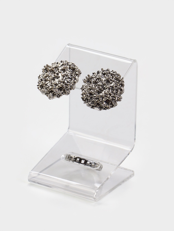 Подставка под серьги и кольцо 4×4×6.5 см, оргстекло 2 мм - Фото 1