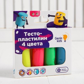 Набор для детской лепки «Тесто-пластилин 4 цвета»
