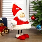 Кукла интерьерная "Дедушка Мороз в красном кафтане и колпаке со снежинками" 44х21х31 см - Фото 2