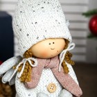Кукла интерьерная "Ангелочек Мила с сердцем в белом наряде, в розовых варежках" 60х11х12 см - Фото 5