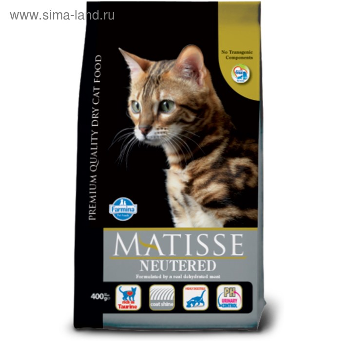 Сухой корм Farmina Matisse для стерилизованных кошек, 1.5 кг - Фото 1