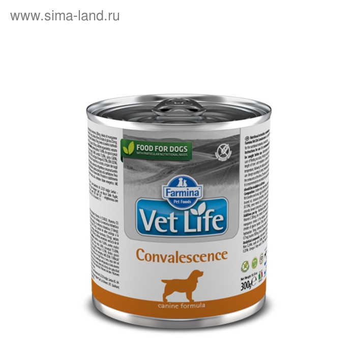 Влажный корм Farmina Vet Life Dog Convalescence для собак в период выздоровления, 300 г - Фото 1