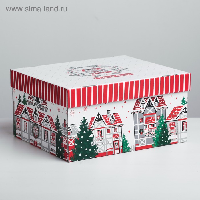 Складная коробка «Sweet home», 31.2 × 25.6 × 16.1 см