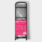 Полка для обуви Доляна, 4 яруса, 50×19×59 см, чёрная - Фото 8