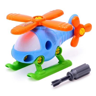 Конструктор винтовой «Вертолёт», 16 элементов, МИКС