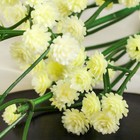 Цветы искусственные "Ветка гипсофилы" 1х53 см, жёлтый - Фото 2