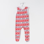 Ползунки с грудкой, цвет красный, рост 62 4371051