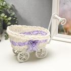 Корзина декоративная "Колыбелька" 14,5х27х13 см - Фото 1