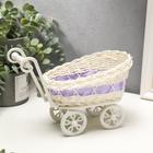 Корзина декоративная "Колыбелька" 14,5х27х13 см - Фото 3