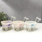 Корзина декоративная "Колыбелька" 14,5х27х13 см - Фото 4