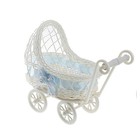 Корзина декоративная "Колясочка" 19х24х12 см - Фото 1