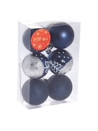 Ёлочные игрушки «Перелив», ёлочка, шары новогодние, набор d=6 см, 6 шт., синий - Фото 6