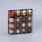 Ёлочные игрушки «Винтажный узор», шары новогодние, d=6 см, набор 16 шт., МИКС - Фото 2