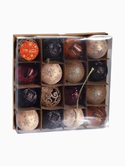 Ёлочные игрушки «Винтажный узор», шары новогодние, d=6 см, набор 16 шт., кофейный МИКС - Фото 12