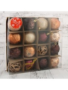 Ёлочные игрушки «Винтажный узор», шары новогодние, d=6 см, набор 16 шт., кофейный МИКС - Фото 5