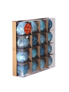 Ёлочные игрушки «Винтаж», шары новогодние, d=6 см, набор 16 шт., голубой - Фото 8