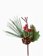 Еловая ветка декоративная «Зимнее волшебство. Магия», 19 см 4301781