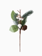 Еловая ветка новогодняя «Зимнее волшебство. Магия», 27 см - фото 60892339