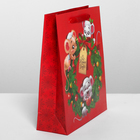 Пакет ламинированный вертикальный «Мышки в венке», MS 18 x 23 × 8 см - Фото 2