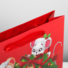 Пакет ламинированный вертикальный «Мышки в венке», MS 18 x 23 × 8 см - Фото 3