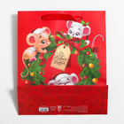 Пакет ламинированный вертикальный «Мышки в венке», MS 18 x 23 × 8 см - Фото 4