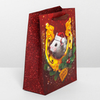Пакет ламинированный вертикальный «Удачи в Новом году», MS 18 x 23 × 8 см - Фото 2