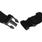 Спортивная сумка чехол на пояс Luazon, управление телефоном, отсек на молнии, чёрная - Фото 6