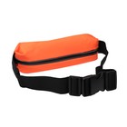 Спортивная сумка чехол на пояс LuazON, управление телефоном, отсек на молнии, оранжевая - Фото 2