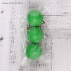 Ёлочные игрушки «Матовый», шары новогодние, d=5.5 см, набор 3 шт., зелёный - Фото 5