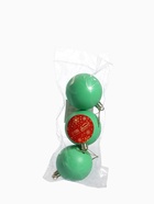 Ёлочные игрушки «Матовый», шары новогодние, d=5.5 см, набор 3 шт., зелёный - Фото 3