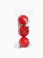Ёлочные игрушки «Матовый», шары новогодние, d=5.5 см, набор 3 шт., красный - Фото 6