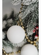 Ёлочные игрушки «Матовый», шары новогодние, d=8 см, набор 2 шт., белый - Фото 2