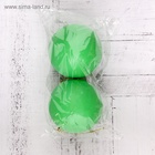 Ёлочные игрушки «Матовый», шары новогодние, пластик, набор d=8 см, 2 шт., зелёный - Фото 5