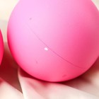 УЦЕНКА Набор шаров пластик d-8 см, 2 шт "Матовый" розовый - Фото 3
