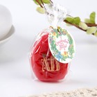 Свеча-яйцо с наклейкой «Ангел», 4 х 5 см  (артикул 4045505)  большой выбор товаров оптом и в розницу по низким ценам с доставкой