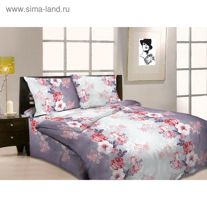 Постельное бельё Евро 200х215см, 220х240см, 70х70 см 2 шт. - Фото 1