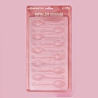 Форма для шоколада KONFINETTA «Ложки», 27.5×13.5 см, 10 ячеек 11.5×2.7 см, пластик, прозрачная 4314183