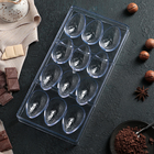 Форма для шоколада KONFINETTA «Шоколадное яйцо», 27,5×13,5 см, 12 ячеек (3,6×5,7×1,5 см) - Фото 4