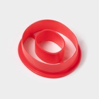 Формы для печенья Доляна «Любовь», набор 4 шт., 6×5.5×1.5 см, пластик, красные - Фото 3