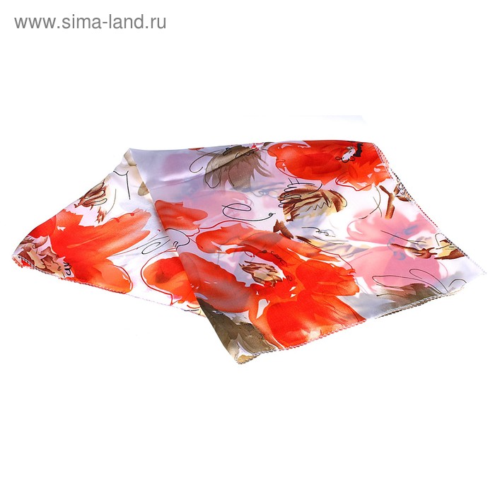 платок женский шелковый 50*50 см №289 - Фото 1