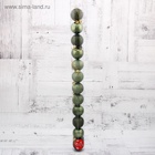 Ёлочные игрушки «Новогодние ветви», шары новогодние, набор 12 шт., d=5 см, зелёный - Фото 3