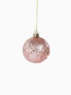 Ёлочные игрушки «Лилиан», шары новогодние, d=6 см, набор 12 шт., розовый - Фото 4